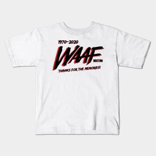 WAAF - Thanks for the Memories Kids T-Shirt